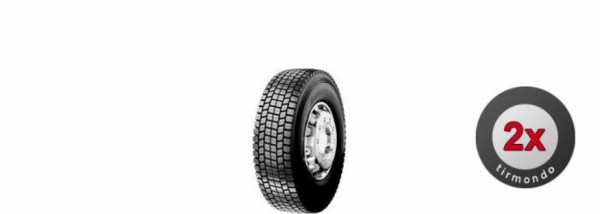 2x 295/80R22.5 BRIDGESTONE M729 152