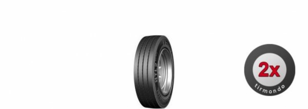 2x 215/75R17.5 CONTINENTAL HTL2 135