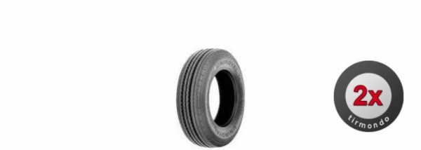 2x 225/75R17.5 UNIROYAL R2000 129