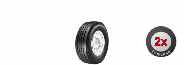2x 435/50R19.5 DOUBLE COIN RR905