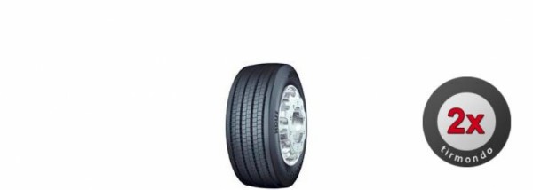 2x 385/55R22.5 CONTINENTAL HDU1