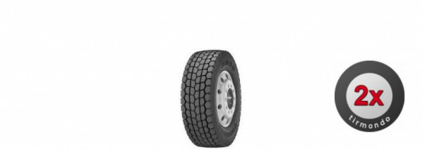 2x 315/80R22.5 HANKOOK DW06 18P
