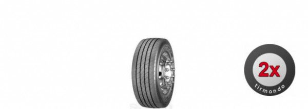 2x 375/50R22.5 GOODYEAR LHSII 156K