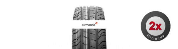 2x 205/75R16 CONTINENTAL VAN200 110