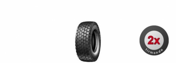 2x 305/70R19.5 MICHELIN XDE2 147