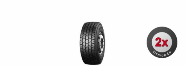 2x 445/65R22.5 (18R22.5) BARUM BS49 169