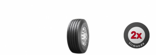 2x 385/55R22.5 DUNLOP SP244