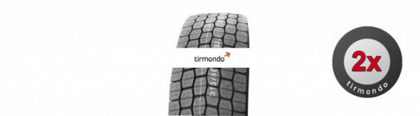 2x 315/80R22.5 KUMHO XD10 156L