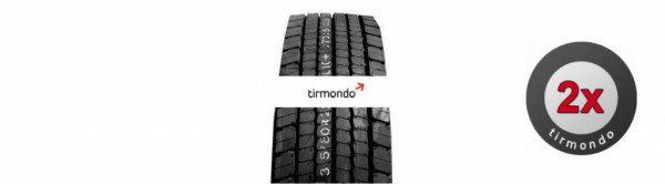 2x 315/60R22.5 HANKOOK DL10+ 152L