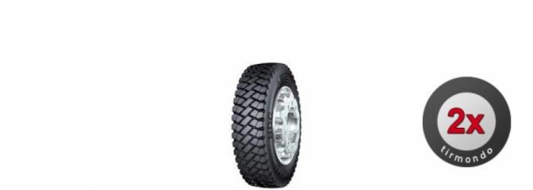 2x 385/55R22.5 CONTINENTAL HDC 158