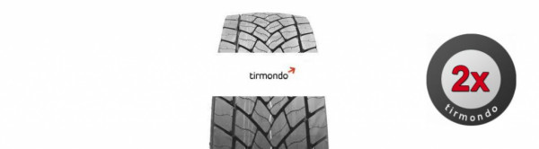 2x 315/80R22.5 GOODYEAR KMAXD 156L/M