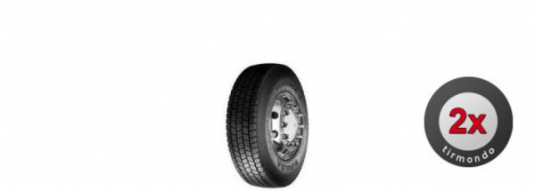 2x 315/80R22.5 FULDA ECOFORCE 156L/M