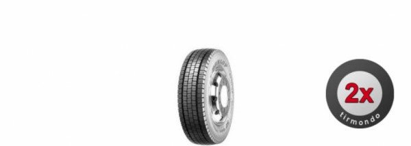 2x 295/80R22.5 DUNLOP SP444 152