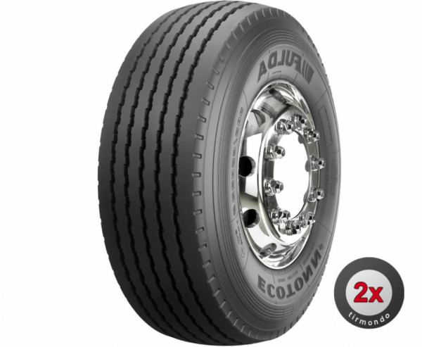 2x 385/55R22.5 FULDA ECOTONN2 160K/L