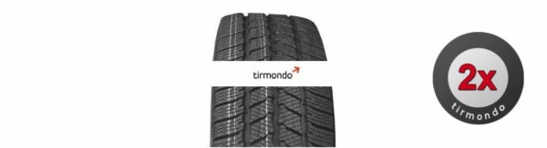 2x 205/70R15 CONTINENTAL VANCONTACTWINTER 106